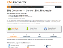 Tablet Screenshot of emlconverter.com